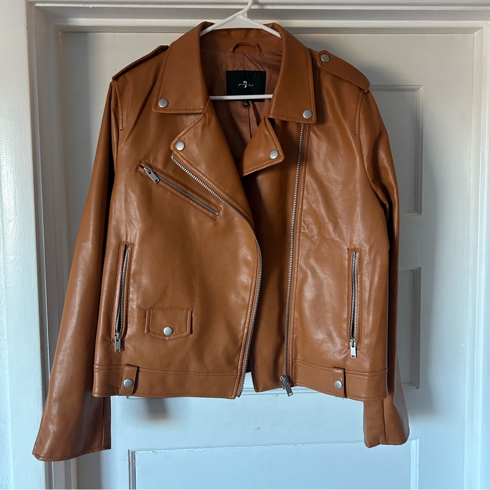 Last Call! 7 for all Mankind Vegan Leather Jacket